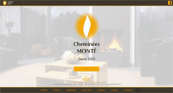 Desktop Screenshot of chemineesmonte.com